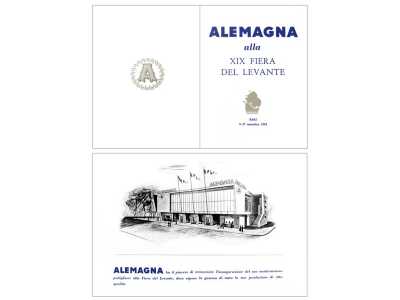 Fiera del Levante, il padiglione dell'Alemagna